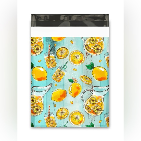 25CT 10x13 Lemonade Poly Mailers Shipping Premium Bags - Picture 2 of 4